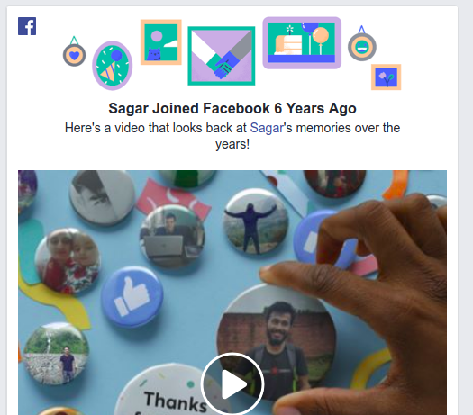 Share memory in Facebook Facebook memories