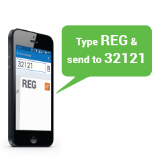 Type REG and send to 32121 image -- Create eSewa account using mobile