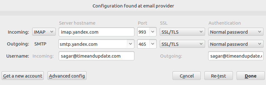 Configuration not found. SMTP сервер Яндекс. Пароль IMAP что это. Пароль IMAP Yandex. SMTP Port 465.