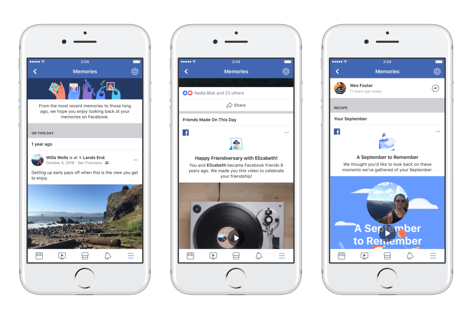 Facebook Memories Production Model