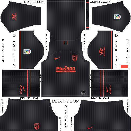 Dream League Soccer Kits Uniformes Atletico Madrid 512x512 Kits