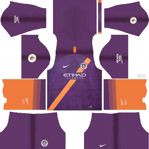 Manchester City 201920 Kit Dream League Soccer 2020 2043